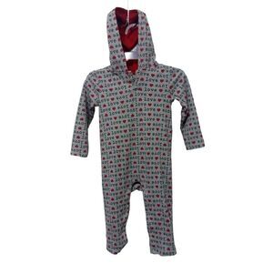 Valentines Day Unisex Baby 1 Piece‎ Hooded Outfit 18 Months